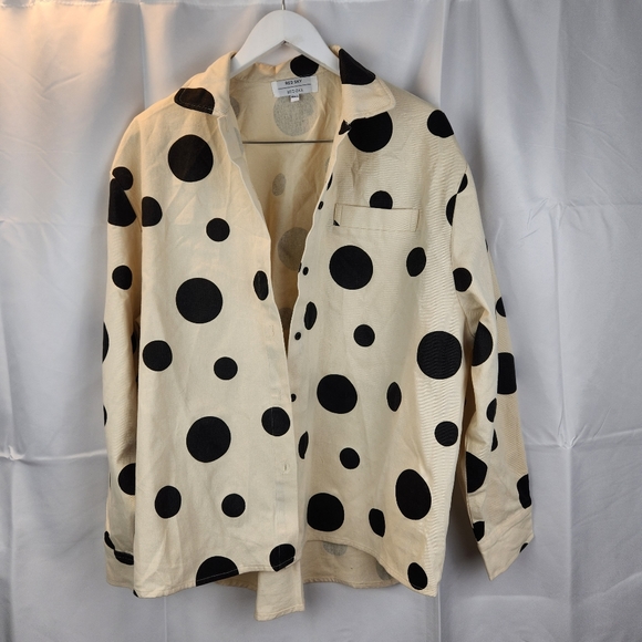 red sky Jackets & Blazers - Red Sky cotton blazer/shirt size 16(1) in EUC